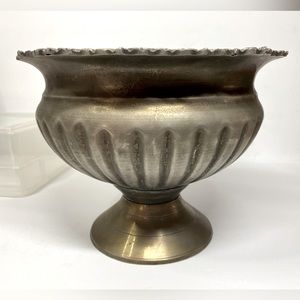 Silver vase. Vintage